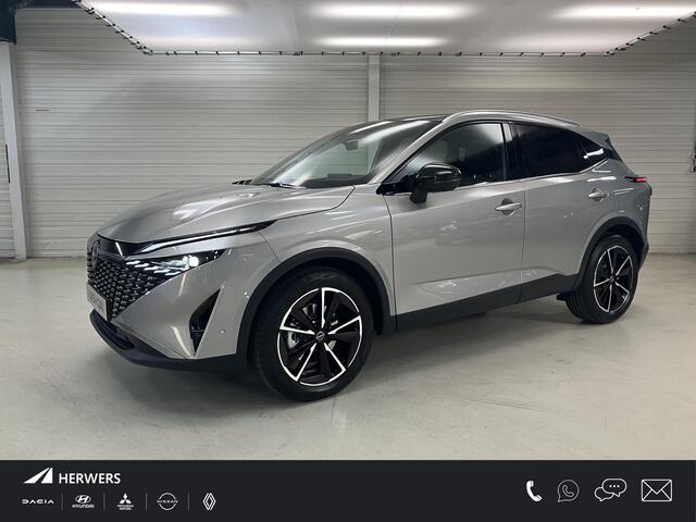 Nissan QASHQAI 1.5 e-Power Tekna / ¤4.000,- Nissan Voorraadvoordeel / Nieuw uit Voorraad Leverbaar / Lederen Bekleding / Panoramadak / Stoel- en Stuurverwarming / Google Maps Navigatie / Verwarmde Voorruit / HUD / Elektrische Kofferbak /