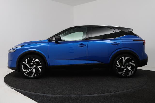 Nissan QASHQAI 1.3 MHEV Xtronic Tekna Plus (PANO, TREKHAAK, CAMERA, STUUR-/STOELVERWARMING, ELEKT. STOELE