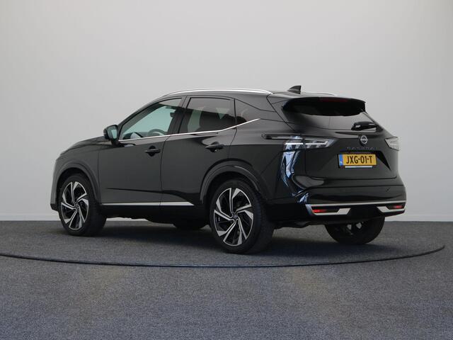 Nissan QASHQAI 158pk MHEV Xtronic Tekna Plus | Panorma dak | Lederen bekleding | BOSE audio | Rondomzicht camera | Sfeerverlichting | Pilot Assist | 1800KG trekgewicht! |