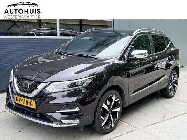 Nissan QASHQAI 1.2 116pk H6 Tekna + LED Leder Stoelverwarming Panoramadak Trekhaak Navigatie Bose