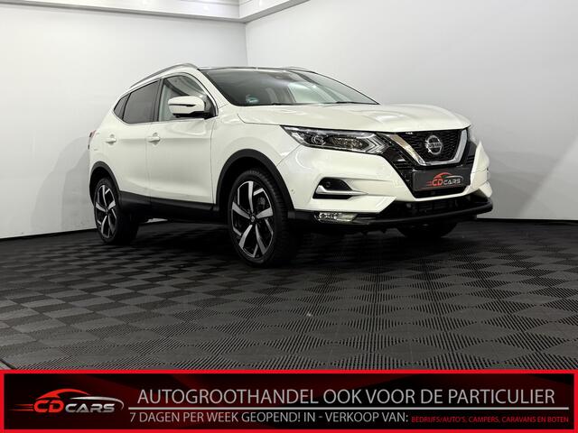 Nissan QASHQAI 1.2 Tekna Panoramadak, 360 Camera, Navi, Cruise control, Keyless start, Rijstrok correctie, A start stop, Lichtmetalen velgen
