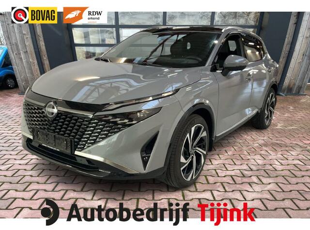 Nissan QASHQAI 1.3 MHEV Xtronic Tekna Plus | ProPilot Pack | Leder | Pano | Trekhaak | Stoelverwarming | 360 camera | Elek. achterklep | Elek. stoelen met massage | Vol |