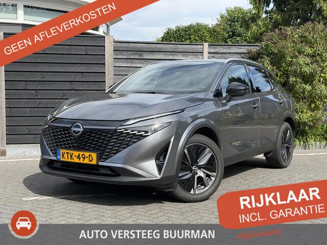 Nissan QASHQAI Tekna 1.3 MHEV 158PK Xtronic Automaat Navigatie, Rondomzichtcamera, Keyless, Stoel, Stuur en Voorruitverwarming, Apple Carplay, Android Auto