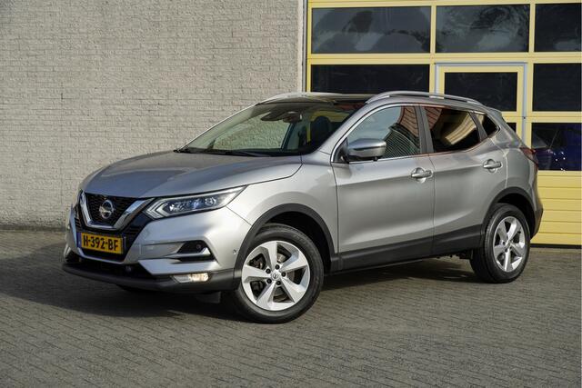 Nissan QASHQAI 1.3 DIG-T 141PK! Business Edition BJ2020 Lmv 17" | Led V+A | Pdc | Keyless entry | Panoramadak | Verwarmde voorruit | 360° Camera | Navi | Climate control | Cruise control | Elek. Be stoel | Verwarmde voorstoelen | Extra getint glas