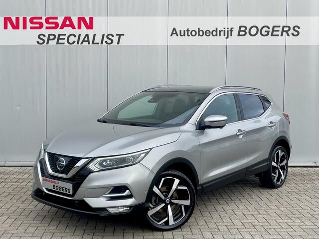 Nissan QASHQAI 1.6 DIG-T 163 Pk Tekna Plus Navigatie, Panoramadak, Leder, LED, 19"Lm, 360 Camera, Stoel verwarming,