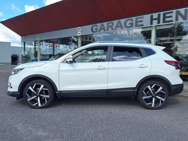 Nissan QASHQAI 1.2 Tekna + | Pano | Trekhaak | NAP | Leder | 360Cam | Navi | Climate | LED | Onderhoudshistorie |