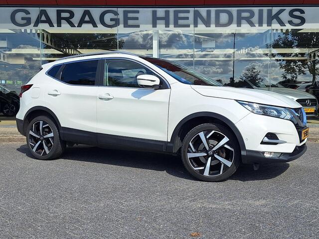 Nissan QASHQAI 1.2 Tekna + | Pano | Trekhaak | NAP | Leder | 360Cam | Navi | Climate | LED | Onderhoudshistorie |