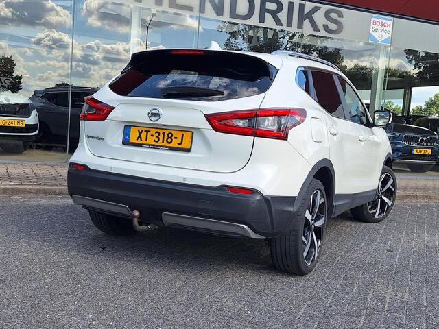 Nissan QASHQAI 1.2 Tekna + | Pano | Trekhaak | NAP | Leder | 360Cam | Navi | Climate | LED | Onderhoudshistorie |