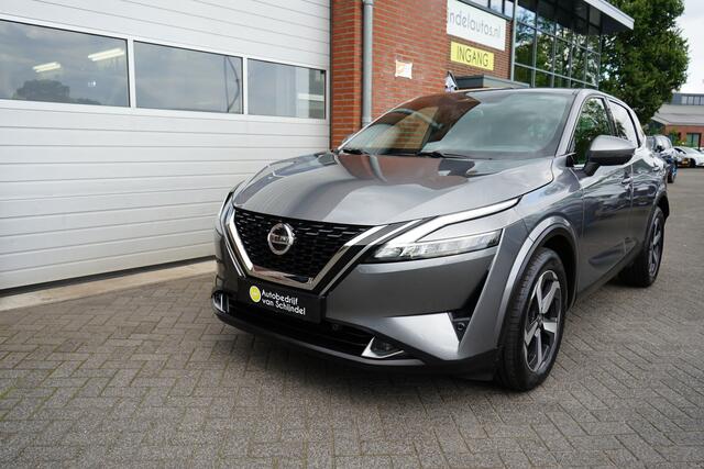 Nissan QASHQAI 1.3 MHEV XTRONIC 158PK TEKNA + VERWARMINGSPAKKET KEURIGE NETTE STAAT! 360CAMERA ZWARTE HEMEL 18INCH 4X ZGAN BANDEN ADAPTIEVE CRUISE ANDROID/APPLECARPLAY NAVI CLIMA STOEL/STUUR/VOORRUITVERWARMING PDC V+A+ASSIST ELECTR.KLEP ENZ...