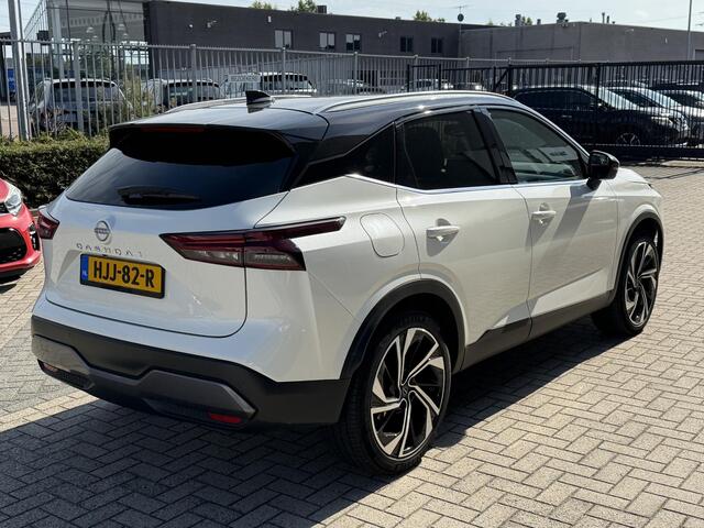 Nissan QASHQAI 1.3 MHEV Xtronic Tekna Plus | BOSE | Leder | Panoramadak | 360° camera | Head-Up Display | Stoel- en stuurverwarming