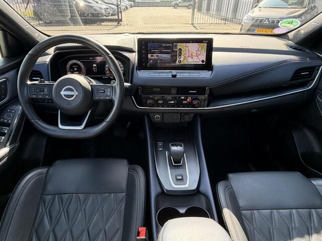 Nissan QASHQAI 1.3 MHEV Xtronic Tekna Plus | BOSE | Leder | Panoramadak | 360° camera | Head-Up Display | Stoel- en stuurverwarming