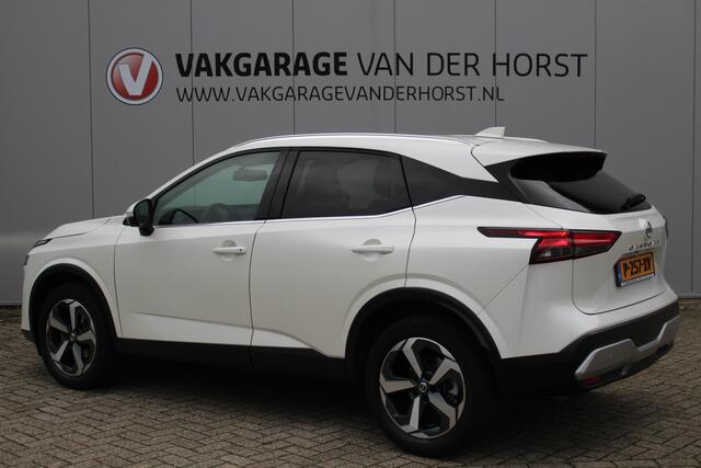 Nissan QASHQAI 1.3 158 PK MHEV N-Connecta Mooie, chique en luxe Nissan, hoge in- en uitstap ! Panoramadak, Cruise Controle, Climate Controle, Pdc V/A, Keyless Entre