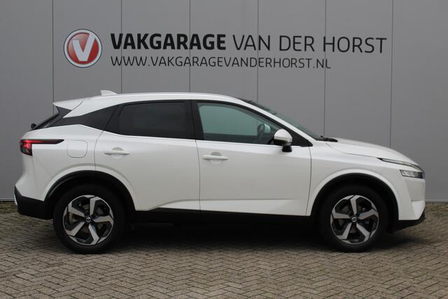 Nissan QASHQAI 1.3 158 PK MHEV N-Connecta Mooie, chique en luxe Nissan, hoge in- en uitstap ! Panoramadak, Cruise Controle, Climate Controle, Pdc V/A, Keyless Entre