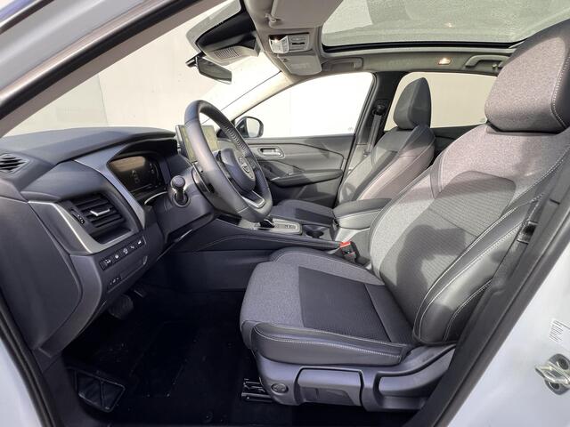 Nissan QASHQAI 1.3 MHEV Xtronic N-Connecta / Fabrieksgarantie tot 06-2028 / Panoramadak / Cold Pack / Pack Easy / Trekgewicht 1800 kg / Elektrische achterklep / Rondomzicht camera / Adaptief cruise control / Stuur- Stoel & Voorruit verwarming /