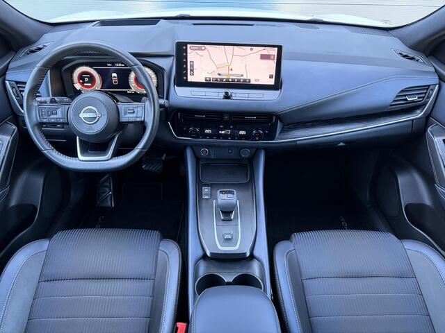 Nissan QASHQAI 1.3 MHEV Xtronic Tekna / Dealer Onderhouden / Cold Pack / Trekgewicht 1800 kg / Head Up Display / Stuur- Stoel & Voorruit verwarming / Rondomzicht camera / Adaptief cruise control / Elektrische achterklep / Apple Carplay Android Auto /