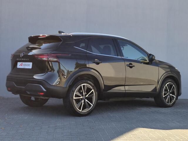 Nissan QASHQAI 1.3 MHEV Xtronic Tekna Plus / Dealer onderhouden / Elektrisch achterklep / All season banden / head-up display / Panoramadak / Apple Carplay Android Auto / Trekgewicht 1.400 kg / Keyless Entry/Start / rondomzicht camera / Stuur- Stoel & Voorruitverwarming /