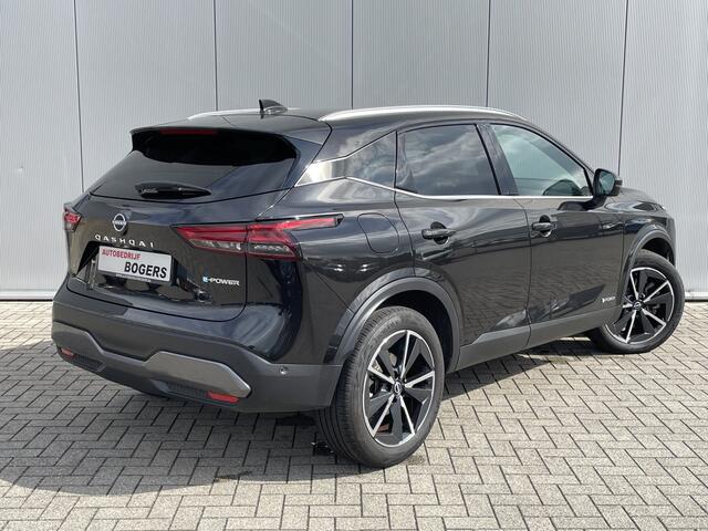 Nissan QASHQAI 1.5 e-Power Tekna Navigatie, Panodak, Leder, 19"Lm, El. achterklep, 360 Camera, Bose, Stoel/Stuurverwarming,