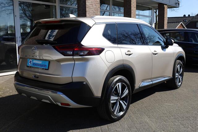 Nissan X-TRAIL 1.5 Tekna Plus 7-Pers. PRO-PILOT LEER 2xMEMORY HUD ACC 360-CAMERA RUIT/STUUR/4xSTOELVERWARMING DAB CARPLAY SFEERVERLICHTING ELEK.ACHTERKLEP 19"LMV
