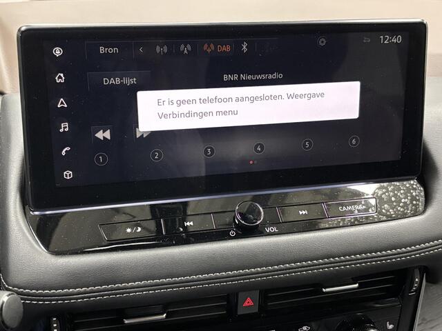 Nissan X-TRAIL 1.5 e-4orce Tekna 4WD 7p. AUTOMAAT / Trekhaak / Voorstoelen, stuurwiel en voorruit verwarmd / Rondomzicht camera / Head Up Display / Adaptief Cruise Control / Navigatiesysteem full map / Lichtmetalen velgen 19" / Climate Control / Apple Carplay & Android 