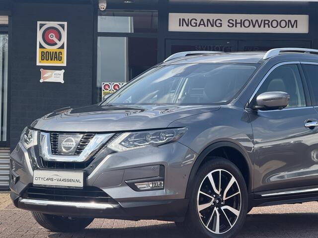 Nissan X-TRAIL 1.6 DIG-T Tekna 164 pk full options facelift model navi camera panoramadak climate ctr cruise ctr leder dagrijverlichting led lmv 19 inch dealer onderhouden