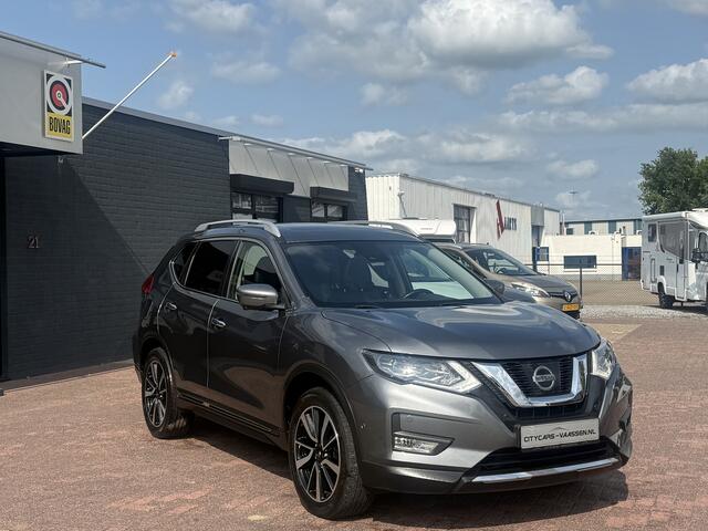 Nissan X-TRAIL 1.6 DIG-T Tekna 164 pk full options facelift model navi camera panoramadak climate ctr cruise ctr leder dagrijverlichting led lmv 19 inch dealer onderhouden