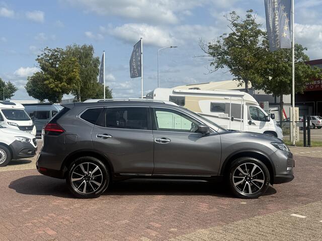 Nissan X-TRAIL 1.6 DIG-T Tekna 164 pk full options facelift model navi camera panoramadak climate ctr cruise ctr leder dagrijverlichting led lmv 19 inch dealer onderhouden