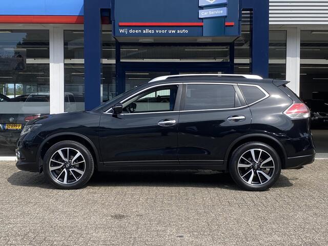 Nissan X-TRAIL 1.6 DIG-T Tekna / NL-Auto / Dealer-Onderhouden / Open-Panodak / Cruise-Control / Vol-Leder / Stoelverwarming / Elektr.-Stoelen / Elektr.-Achterklep / Trekhaak / Keyless / LED / DAB Radio-Bluetooth / Navi / Dodehoek-Detectie / PDC met Rondom-Camerazicht / 