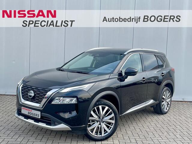 Nissan X-TRAIL 1.5 MHEV Tekna Plus Automaat 158 Pk 7 Persoons Navigatie, Schuifdak, Leder, 20"Lm, 360 Camera, LED, Head Up Display, Pro-Pilot