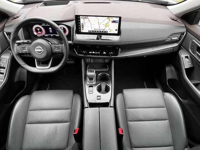 Nissan X-TRAIL 1.5 MHEV 163pk Tekna 5 zits Automaat / Trekgewicht 2000 Kg / HUD / Elektrische achterklep / Apple Carplay Android Auto / Stuur-, Stoel en achterbankverwarming / Adaptief CC / 360 ° camera / Voorruit verwarming /