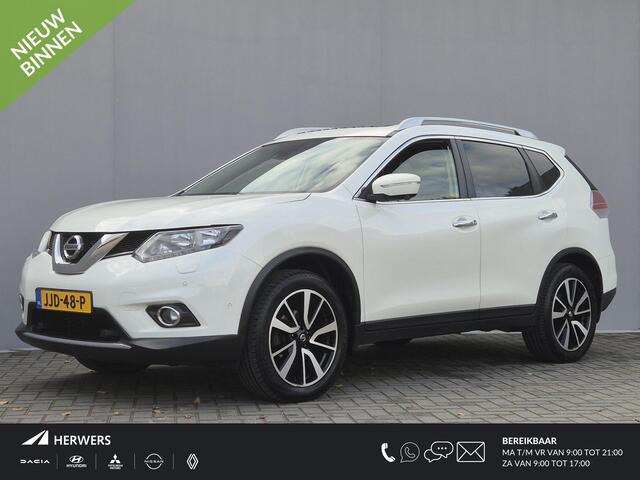 Nissan X-TRAIL 1.6 DIG-T N-Connecta / 1800kg Trekgewicht / afn. Trekhaak / Glazen schuif- en kanteldak / Elektrische achterklep / Stoelverwarming / Keyless Entry/Start / Rondomzicht camera / Navigatie / Cruise control /
