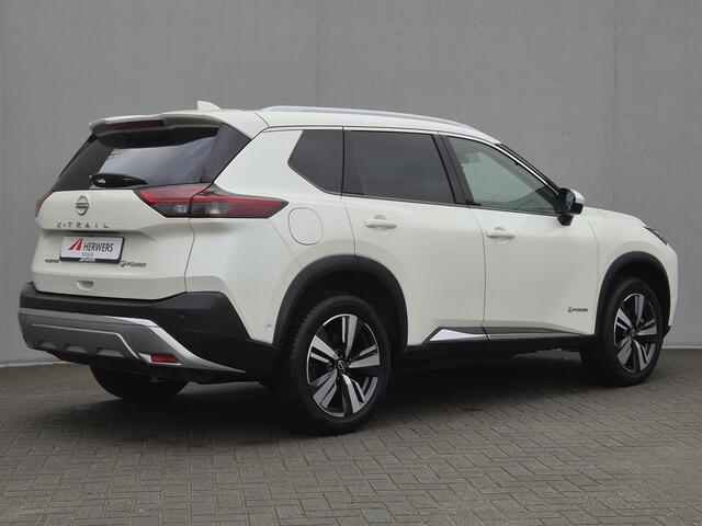 Nissan X-TRAIL 1.5 e-4orce Tekna 4WD Automaat / 1800kg Trekgewicht / HUD / Allseason banden / Elektrische achterklep Stuur-, Stoel en Achterbank verwarming / Rondomzicht camera / Adaptief CC / Voorruit verwarming / Keyless Entry/Start /