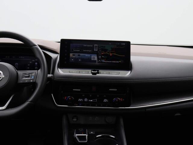 Nissan X-TRAIL 1.5 e-4orce Tekna 4WD 7 Persoons. 214PK | Afneembare Trekhaak | Glazen Schuif-Kanteldak | Stoel- & Stuurwielverwarming | 360-graden Camera | ProPilot | Achterbank Verwarmd | Lederen Bekleding | Memory Seats | Elektrische Achterklep