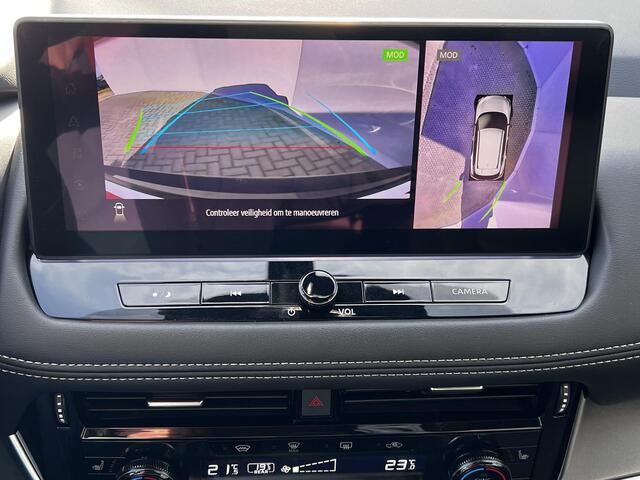 Nissan X-TRAIL 1.5 MHEV 163pk N-Connecta Automaat / Fabrieksgarantie to 04-2028 <100.000km** / Leder / Elektr. stoelen enk klep / Navigatie / Stuur-, stoel- en achterbankverwarming / Voorruitverwarming / HUD / Camera 360° / 18" LM wielen + All Season banden /