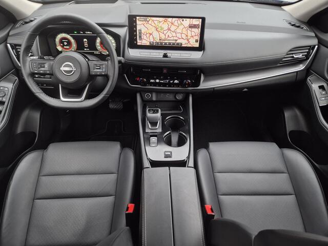 Nissan X-TRAIL 1.5 MHEV 163pk N-Connecta Automaat / Fabrieksgarantie tot 03-2028 <100.000 / 2000kg Trekgewicht / Allseason banden / HUD / Glazen schuif- en kanteldak / Elektrische achterklep / Rondomzicht camera / Stuur-, Stoel en Achterbank verwarming / Adaptief CC /