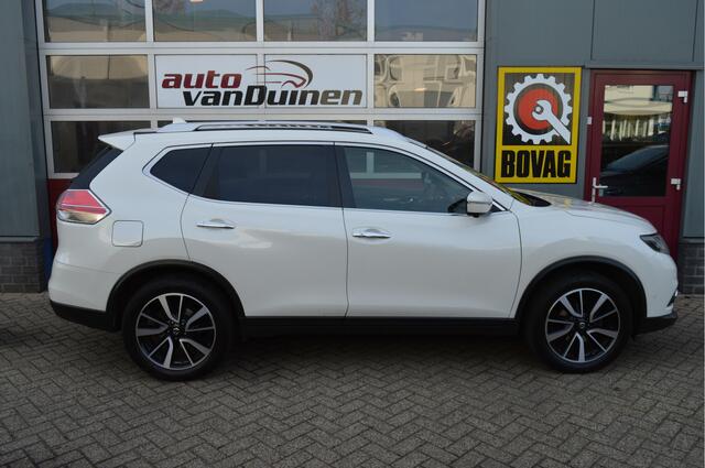 Nissan X-TRAIL 1.6 DIG-T Tekna O.a: Voll. Leder, Afn. trekhaak, Opendak Pano, All-season, Key-Less, Elektr. achterklep, All-in prijs!