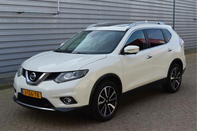 Nissan X-TRAIL 1.6 DIG-T Tekna O.a: Voll. Leder, Afn. trekhaak, Opendak Pano, All-season, Key-Less, Elektr. achterklep, All-in prijs!