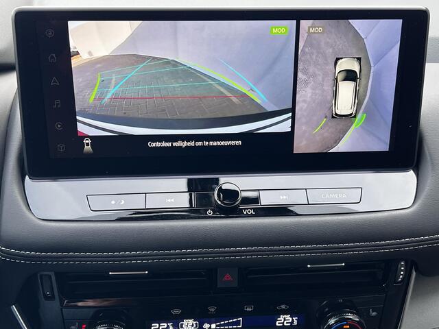 Nissan X-TRAIL 1.5 e-Power N-Connecta Automaat / Fabrieksgarantie tot 03-2028 ** < 100.000 km / Navigatie / Leder / Stuur-, stoel- en achterbankverwarming / Elektr. stoelen en klep / 18" LM wielen + All Season banden /