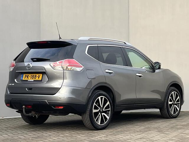 Nissan X-TRAIL 1.6 DIG-T Tekna / Afneembare Trekhaak (1800kg) / Elektrisch Glazen Schuif- en Kanteldak / Stoelverwarming / Rondzichtcamera / Cruise Control / Climate Control / Elektrische Stoelen / Elektrische Kofferbak / Verschuifbare Achterbank /