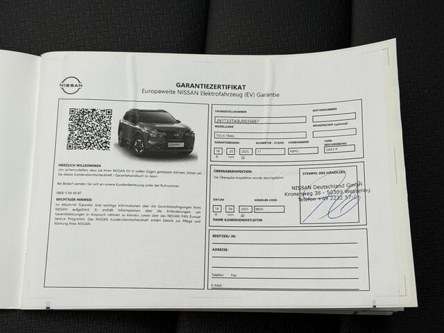 Nissan X-TRAIL 1.5 e-Power Tekna / Fabrieksgarantie tot 3-2028 / Dealer Onderhouden / HUD / 360 Camera / Lederen Bekleding / Adaptieve Cruise / Elektr. Stoelen + Memory / Elektr. Achterklep / Dodehoek Detectie / DAB / LED /