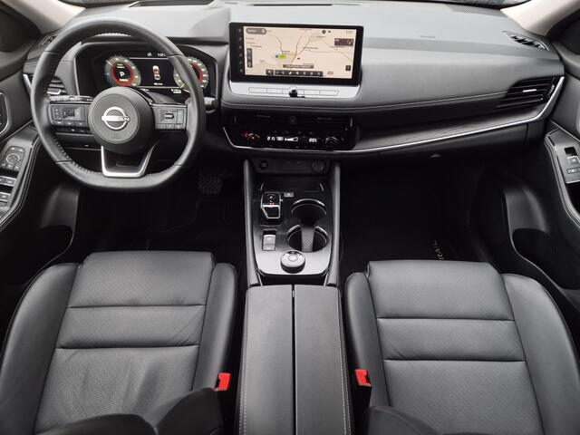 Nissan X-TRAIL 1.5 e-4orce Tekna 4WD Automaat / Fabrieksgarantie tot 10-2027<100.000 / Dealer onderhouden / All Season banden / Trekgewicht 1800 kg / Head Up Display / Elektrische achterklep / Adaptief cruise control / Rondomzicht camera /