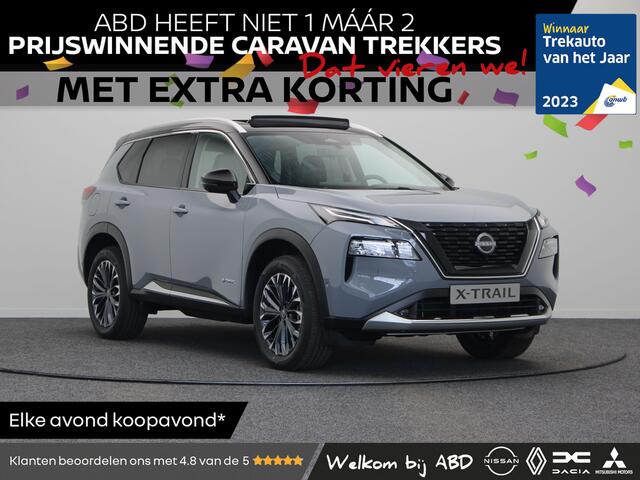 Nissan X-TRAIL Tekna Plus e-4ORCE | 12.3" NissanConnect Navigatie- en infotainmentsysteem | Achteruitrijcamera met dynamische afstandsmarkering | Audiosysteem met Apple Carplay & Android Auto, USB aansluiting, stuurwielbediening en 6 luidsprekers