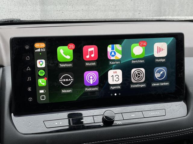 Nissan X-TRAIL 1.5 MHEV Tekna 163pk 5 zits Automaat / Trekgewicht 2000 Kg / HUD / Elektrische achterklep / Apple Carplay Android Auto / Stuur-, Stoel en achterbankverwarming / Adaptief CC / 360 ° camera / Voorruit verwarming /