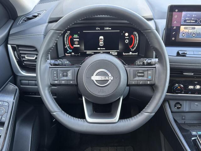 Nissan X-TRAIL 1.5 e-4orce Tekna 4WD Automaat / 1800 kg Trekgewicht / Fabrieksgarantie tot 07-2028<100.000km / Dealer onderhouden / All Season banden / Head Up Display / Elektrische achterklep / Adaptief cruise control / Rondomzicht camera /