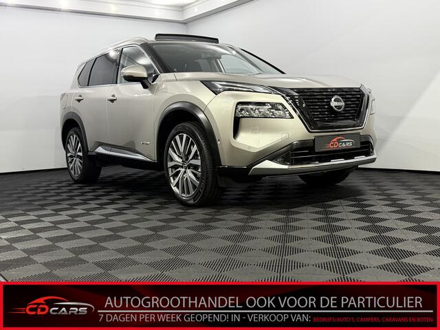 Nissan X-TRAIL 1.5 e-Power e-4orce Tekna Plus Panoramadak, 360 Camera, Leder, Navi, Winterpakket, Memory stoelen, Cruise control adaptief, Rijstrook correctie, 2 jaar garantie