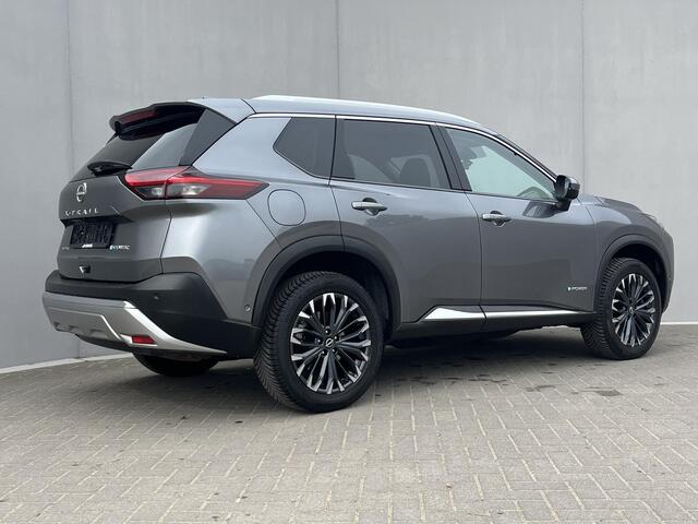 Nissan X-TRAIL 1.5 e-4orce Tekna 4WD / Gratis vaste Trekhaak 1800kg Trekgewicht / Fabrieksgarantie t/m 1-2028 / Volledig Onderhoud / Trekgewicht 1.800KG / Stoel-/Stuur-/Voorruit-/Achterbankverwarming / Navigatie / Apple Carplay/Android Auto /