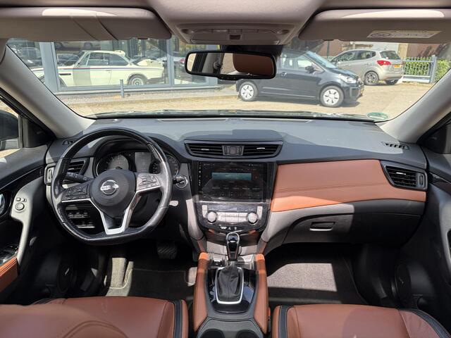 Nissan X-TRAIL 1.3 DIG-T Tekna ORIGINELE NEDERLANDSE AUTO MET NAP | PANORAMADAK | LEREN BEKLEDING | 360° CAMERA | ONDERHOUD GEHAD | DIRECT LEVERBAAR MET 12 MAANDEN BOVAG-GARANTIE