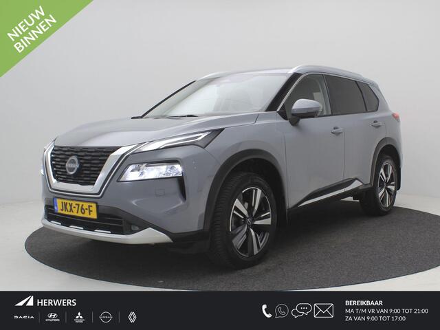 Nissan X-TRAIL 1.5 e-Power Tekna / Trekhaak / 2000KG trekgewicht / Lederen bekleding / HUD Display / All Seasonbanden / Voorstoelen met geheugenfunctie / Adaptieve Cruise Control / Historie aanwezig / Full Option /