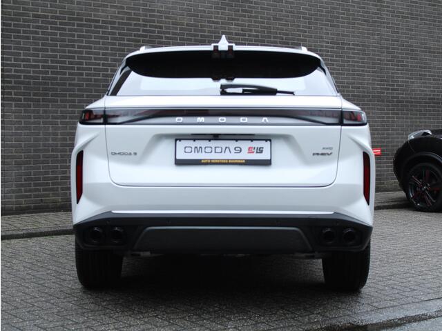 Omoda 9 1.5T-GDi SHS-P Premium PHEV 145km range elektrisch, mooie lederen bekleding, Elek.schuif/kanteldak, 360 Camera, 1.500 kg trekgewicht