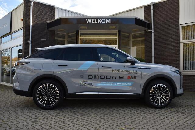 Omoda 9 SHS Premium | SCHUIF/KANTELDAK | 360 CAMERA | LEDER | HUD | SONY | APPLECARPLAY/ANDROIDAUTO | STUUR/STOELVERWARMING | ADAPT. CRUISE CONTROL | CLIMATE CONTROL | PDC | LMV