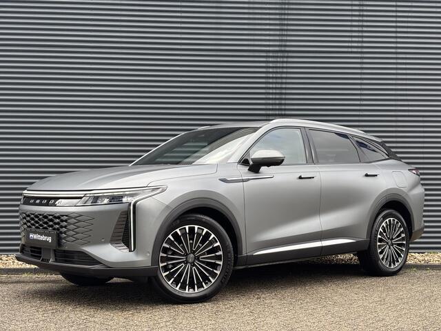 Omoda 9 SHS Premium Plug-In Hybride Automaat met 1100 km Range, Lederen bekleding, Elektrsiche stoelverstelling voor en achter Nu te bestellen en proef te rijden!